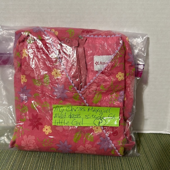 American Girl Child size 7 fit Girl not doll CHRISSA MEET DRESS MINT CONDITION - Picture 10 of 10
